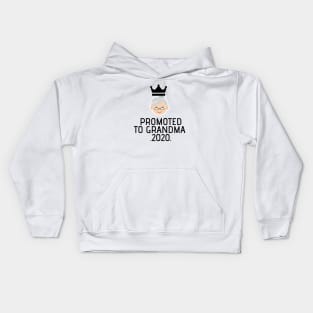 PROMOTED TO GRANDMA 2020 Kids Hoodie